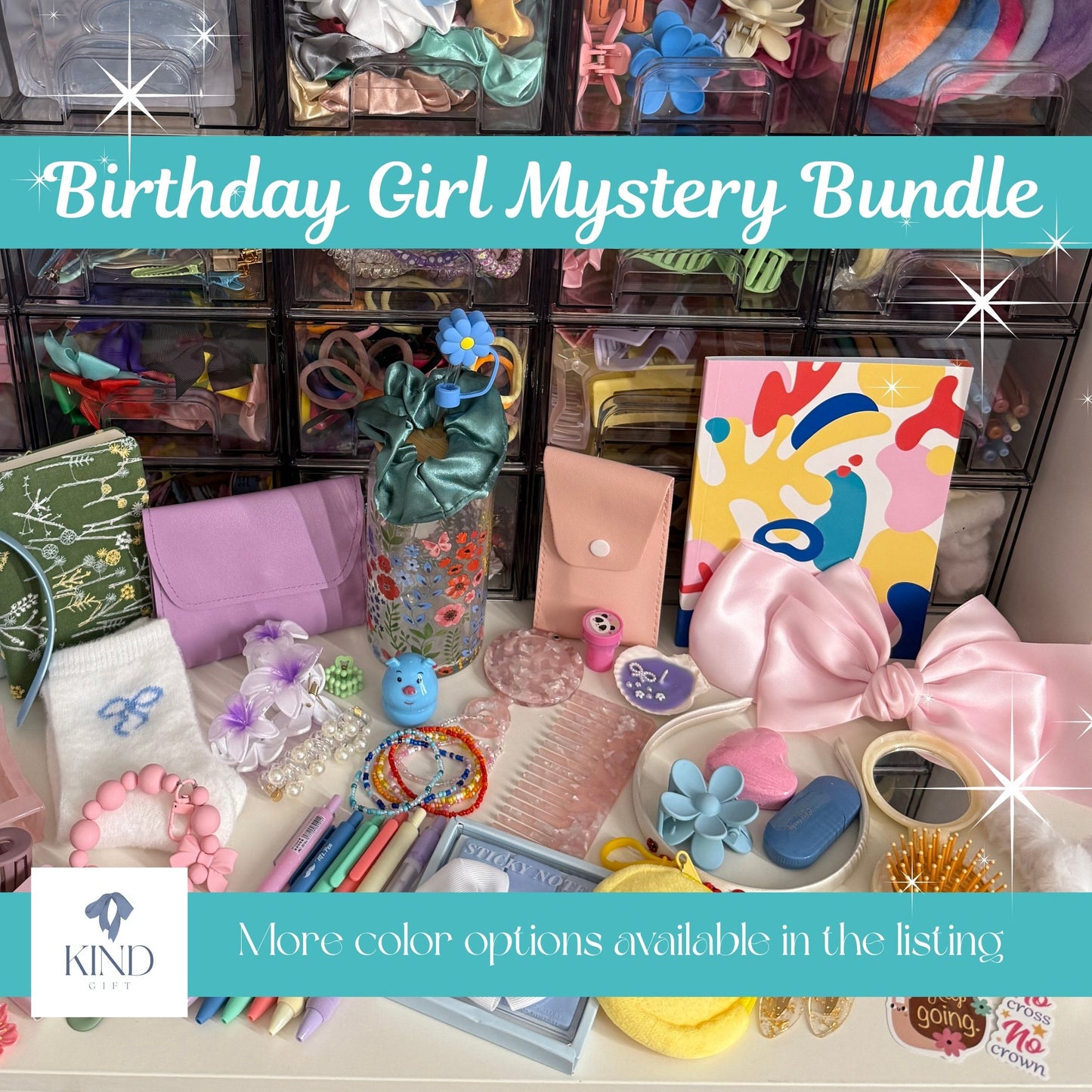 Mystery Selfcare Gifts for Women, Relaxing Spa Gift Basket Set, Unique Gift Ideas for Women, Mother's Day Gifts for Mom Sister Best Friend Wife, Employee Teacher Nurse Appreciation Gifts